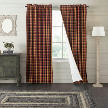 Heritage Farms Primitive Check Blackout Panel 84x40 VHC Brands - The Fox Decor